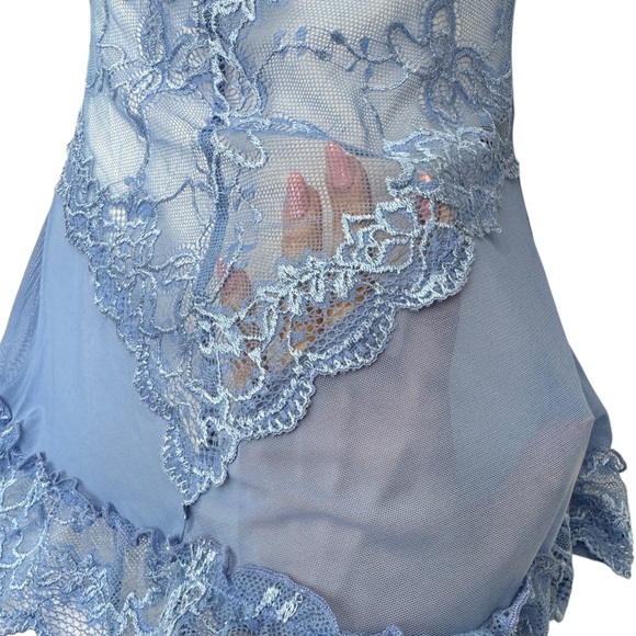 Frederick’s of Hollywood Lace & Mesh Lingerie Nightie NWOT - Picture 9 of 10